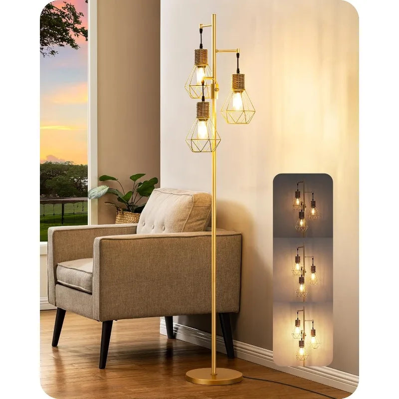 Dimmable Industrial Floor Lamp