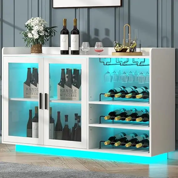 Wine Bar Floating Cabinet