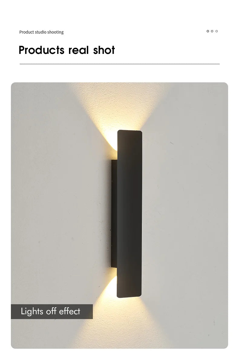 Solar Spotlight Wall Vertical Lamp