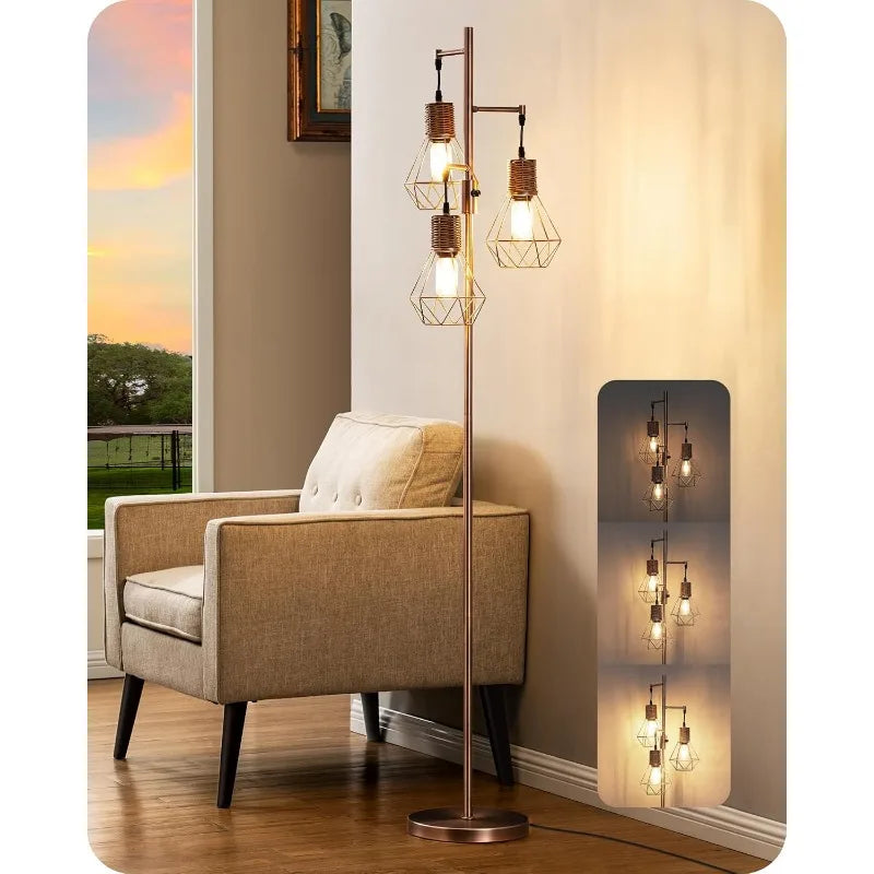 Dimmable Industrial Floor Lamp