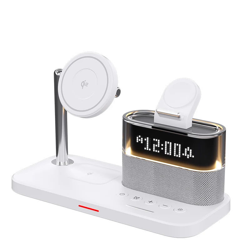 Desk Clock Wireless Charger Night Light