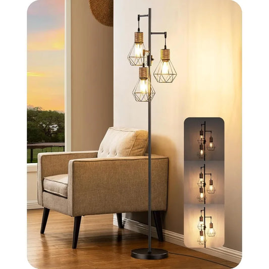 Dimmable Industrial Floor Lamp