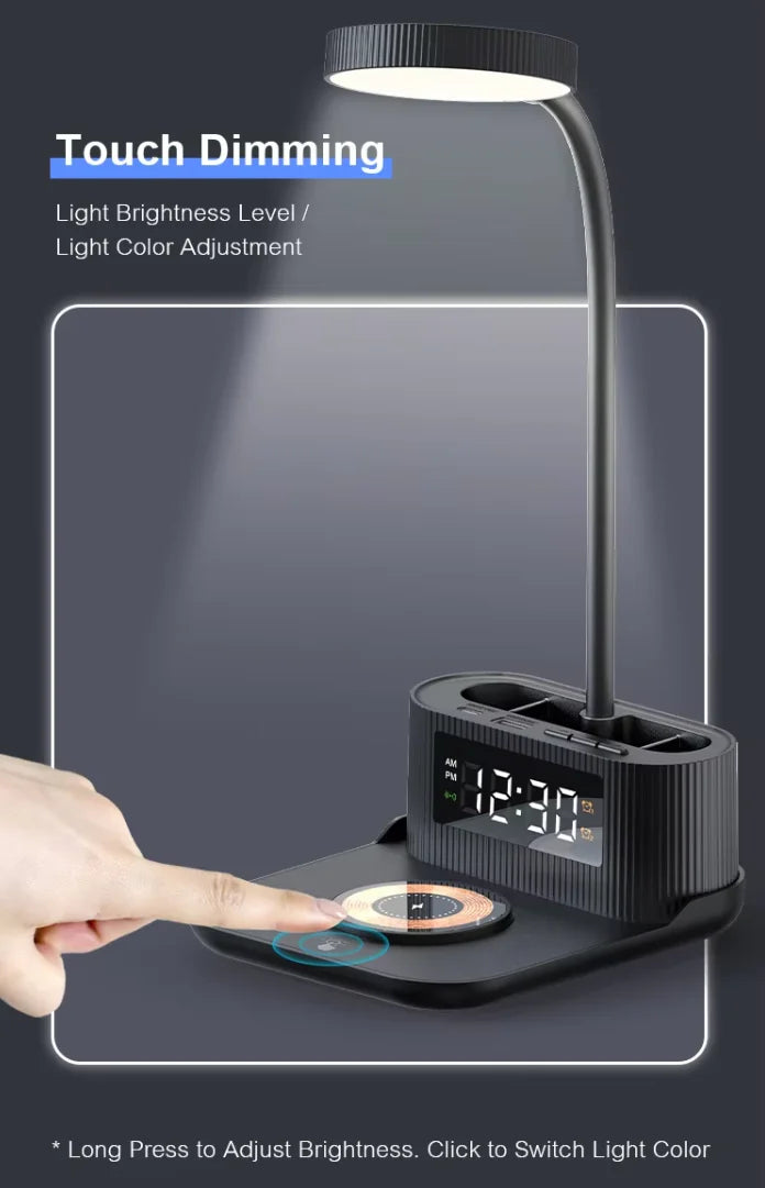 Multi-Function Wireless Charging Lamp