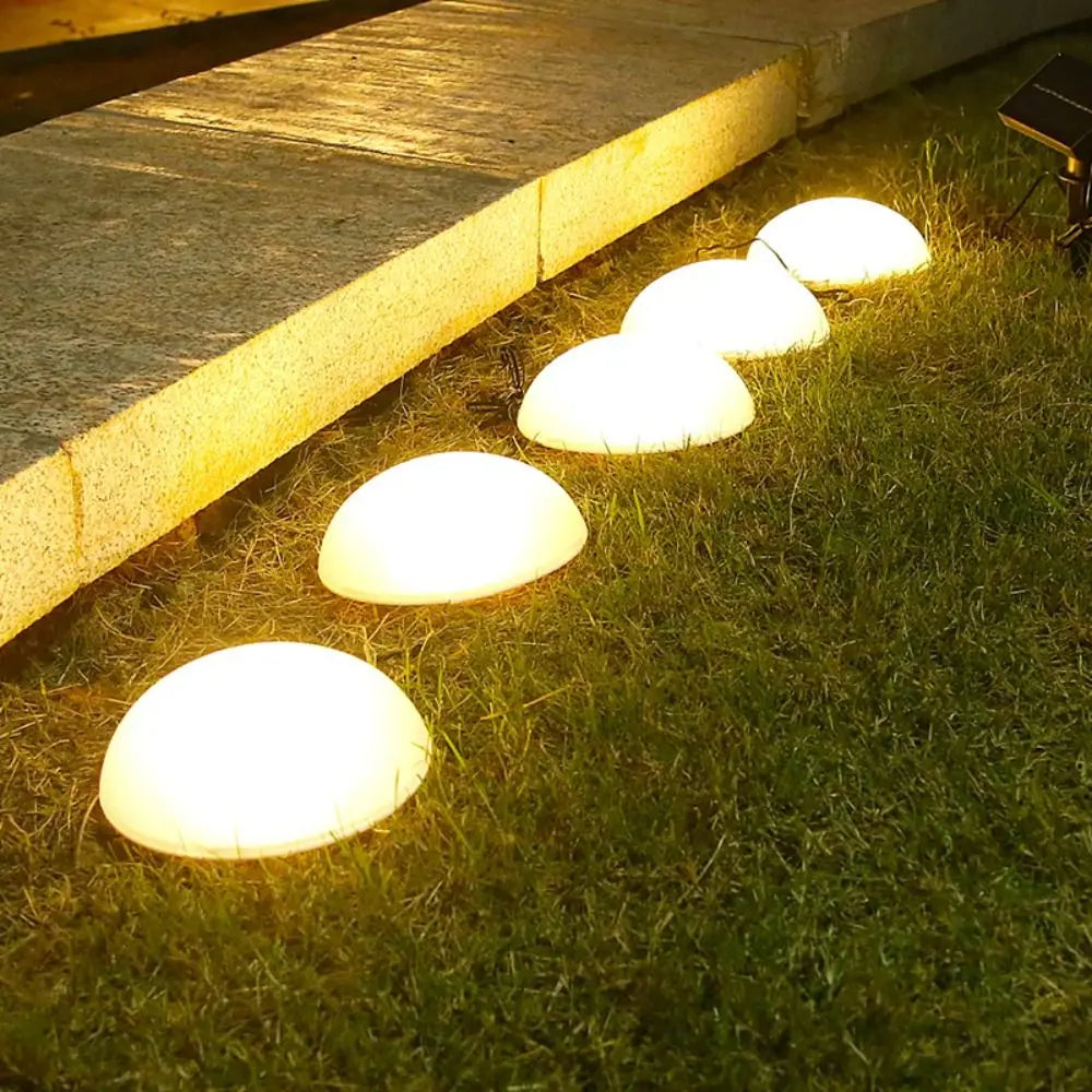 Solar Ground Lights Weatherproof 5pc