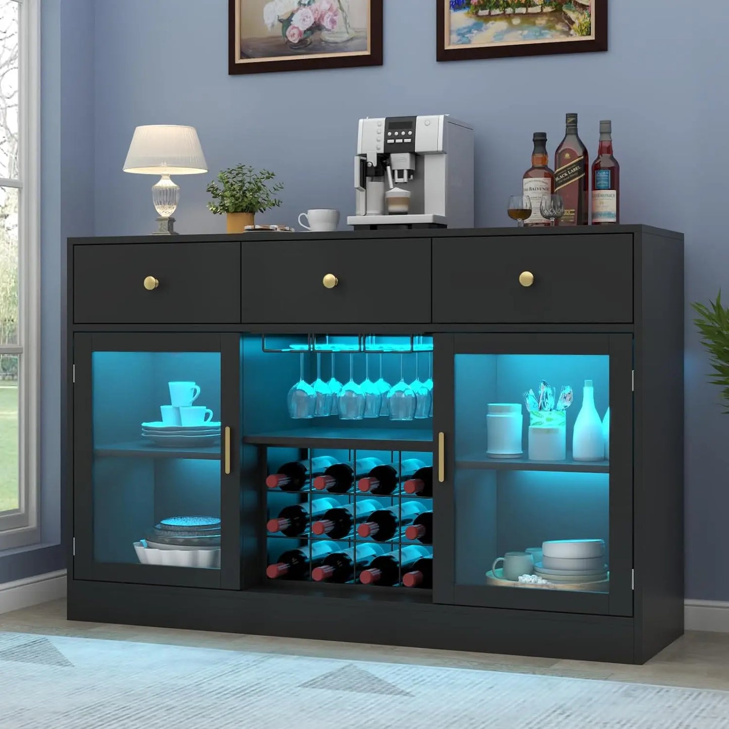 Wine Bar Minimalist Modern Cabinet