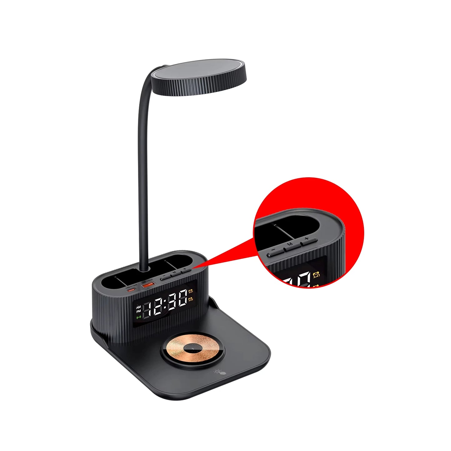 Multi-Function Wireless Charging Lamp