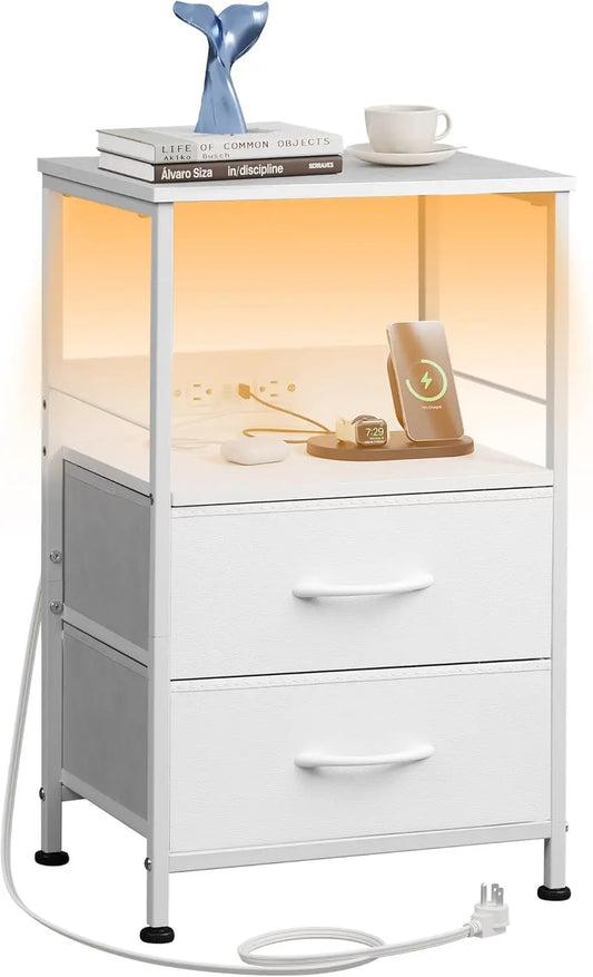 LED Bedside Nightstand