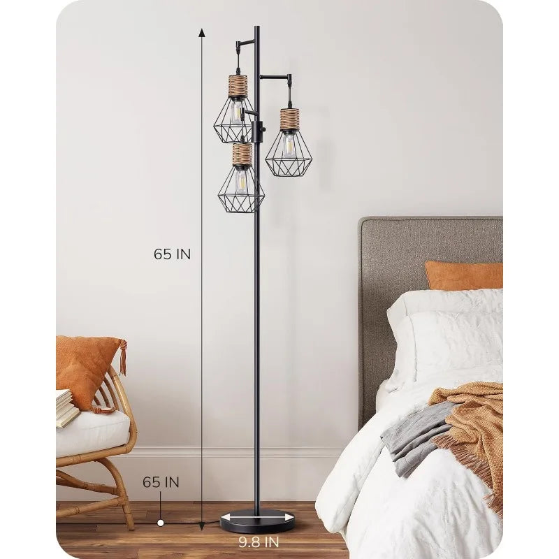 Dimmable Industrial Floor Lamp