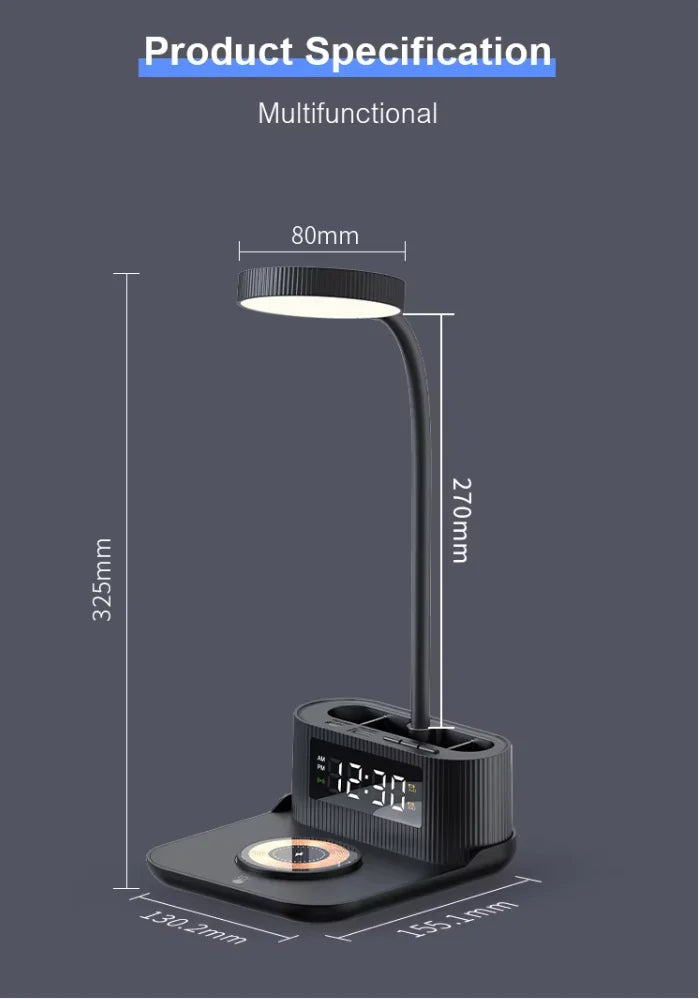 Multi-Function Wireless Charging Lamp